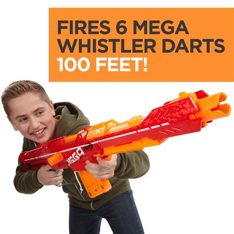 Nerf Centurion Mega Toy Blaster with Folding Bipod, 6.